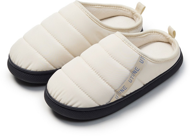 아이라 겨울 남녀공용 방한방수 패딩 털 슬리퍼