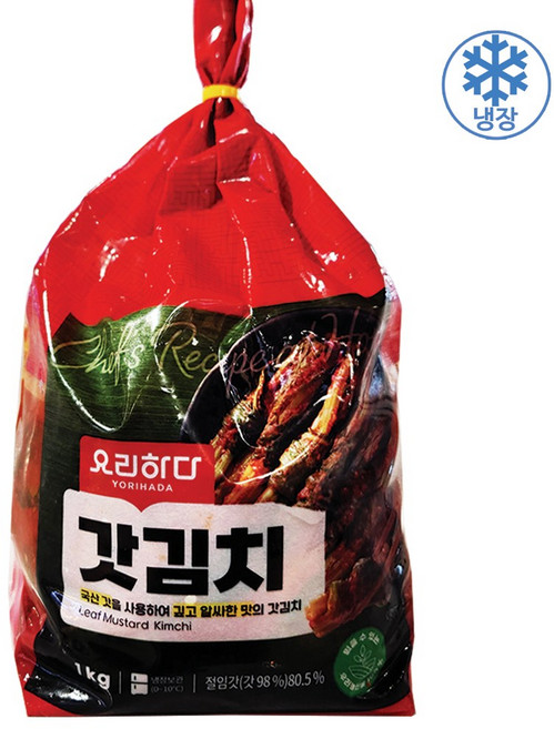 요리하다 갓김치, 1개, 1kg