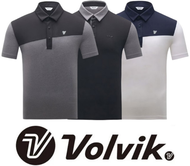 볼빅 골프웨어 25년 반팔 폴로티셔츠