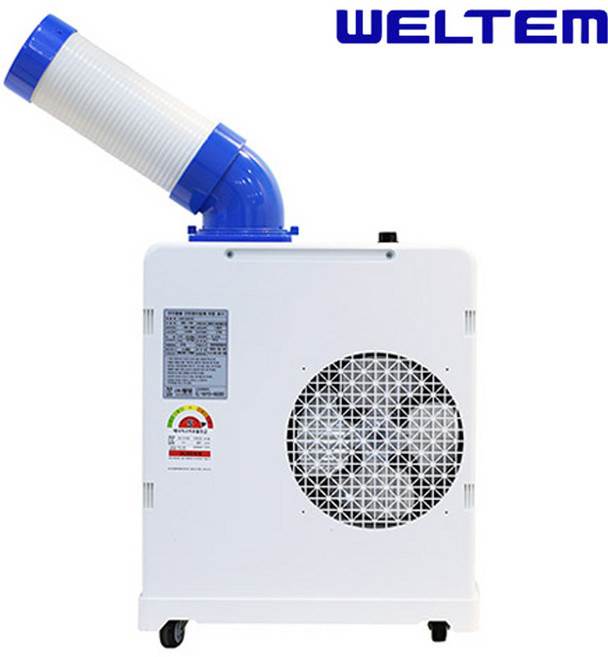 웰템 산업용 에어컨 실외기없는 이동식 업소용 공업용 에어콘 1구 2구 3구, 1_1구 WPC-1700