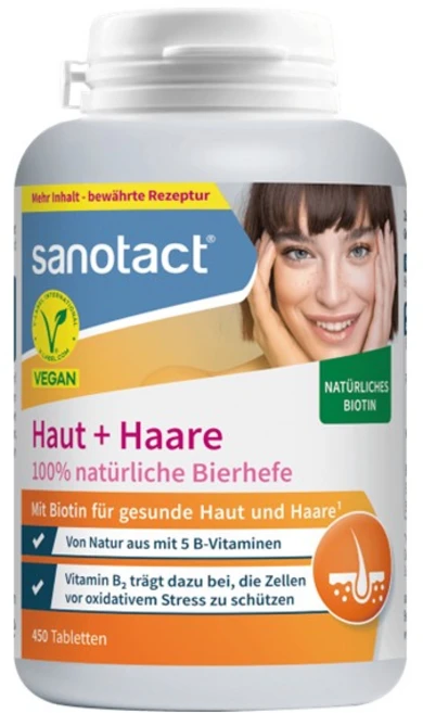 [대용량 신제품] Sanotact 자노탁트 비어헤페 맥주 효모, 5개, 450정 - 쿠팡