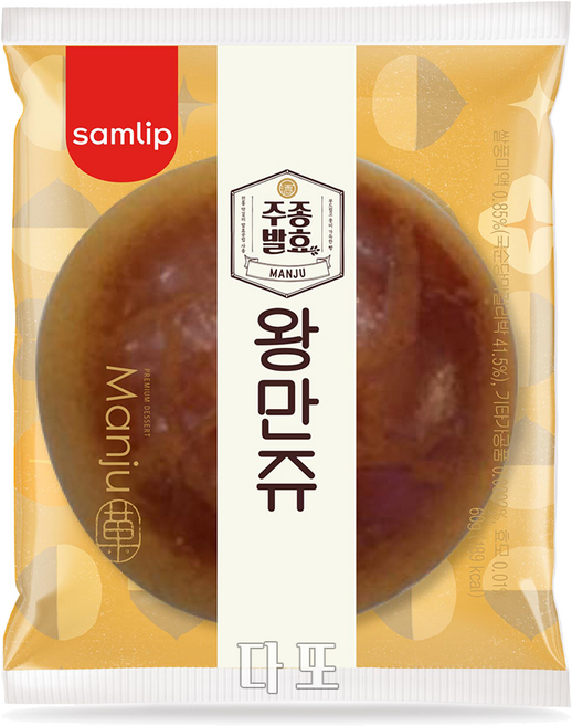삼립 왕만쥬 1봉(60g), 60g, 1개