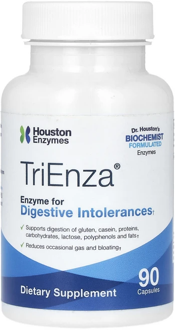 Houston Enzymes TriEnza 소화 장애를 위한 효소 캡슐 90정, HoustonEnzymesTriEnza소화장애를위한효소, 1개 - 쿠팡