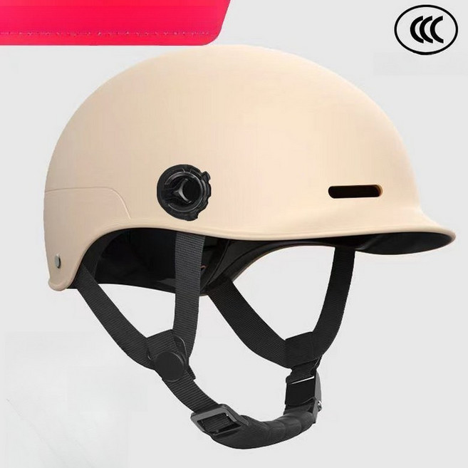 해피유통 남여공용 심플 커플 여름 헬멧 jhzhq, 카키색