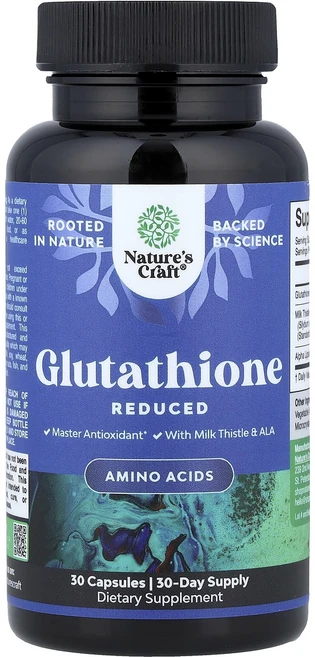 새해 첫좋은선물 Nature's Craft 글루타치온 캡슐 30정 제대로 할인합니다, Natures Craft 글루타치온 캡슐 30정, 1개 - 쿠팡