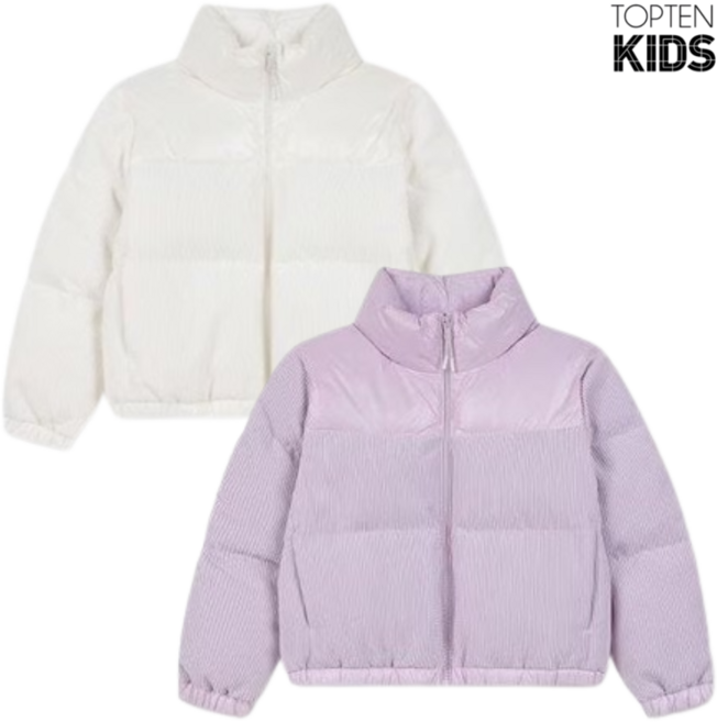 [백화점출고] 탑텐키즈 숏패딩 여아 간절기 가을부터 겨울까지 활동편한 등하교 점퍼