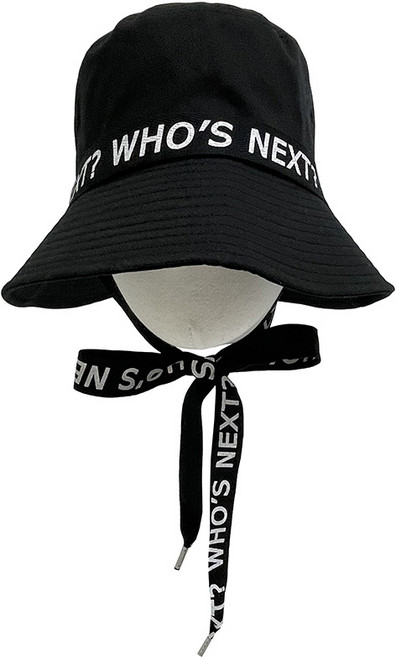 투솜 여성골프모자 골프벙거지 넥스트 롱끈 코튼 벙거지캡 여성골프모자 여성골프벙거지 골프벙거지 골프캡 여성골프모자, 1개, 블랙