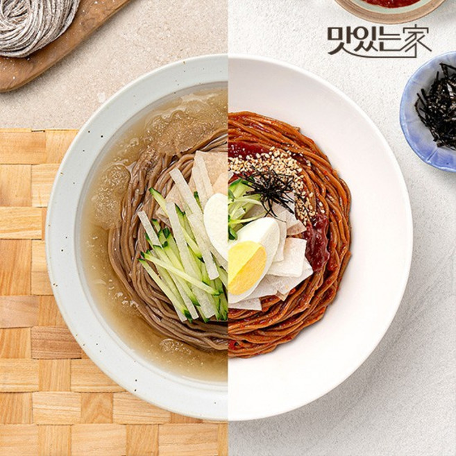 유가네 메밀막국수 10인분 / 물5+비빔5, 1kg, 1개