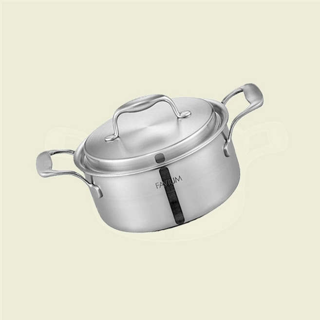 양수냄비 PN풍년 파비움 깊은 스텐 주방 냄비 24cm 똑템, 1개