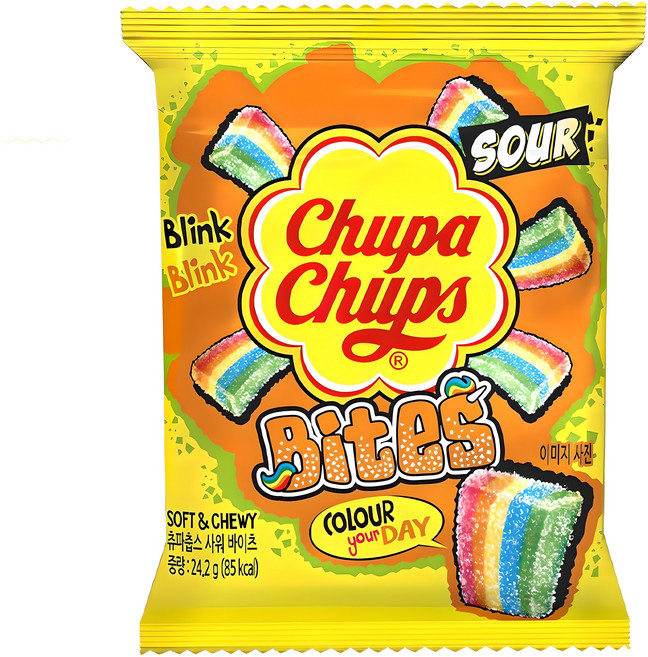 츄파춥스 사워 바이츠 10개입, 242g, 1개