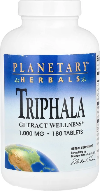 Planetary Herbals 트리팔라 180정(1정당 1 000mg) Herbals (플래니터리 허벌), 1개 - 쿠팡