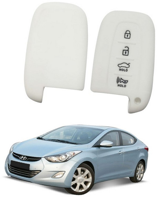 아반떼MD 2010-2013 스마트키 케이스 가벼운 카바 차키, 레드