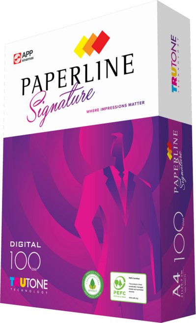 PaperLine Signature A4 100P 數位彩鐳影印紙, 1包, 含稅