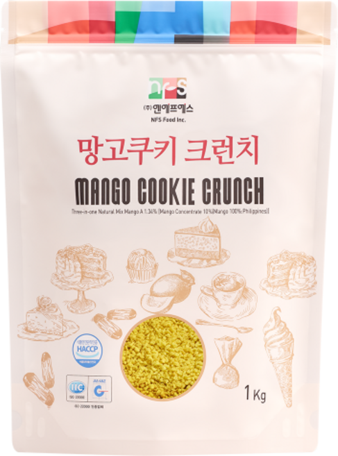 달곰베이킹 망고크런치, 1개, 1kg