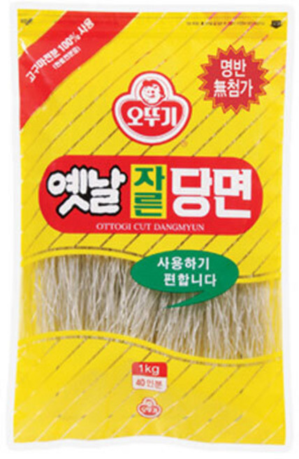 오뚜기 옛날 자른 당면, 1kg, 4개