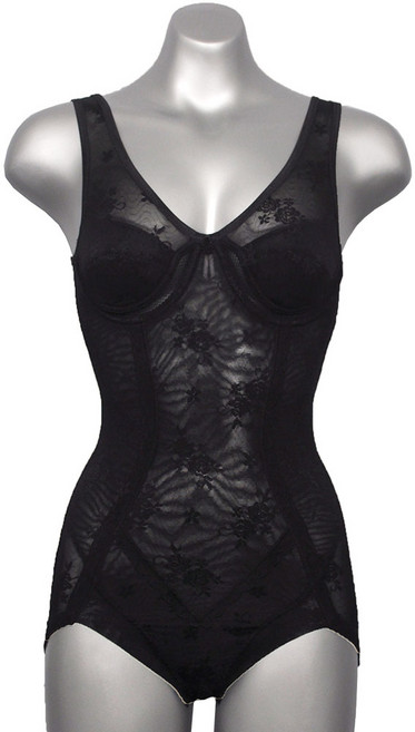 챠밍 국내생산 여성속옷 꽂자수 속옷 이중기능성올인원