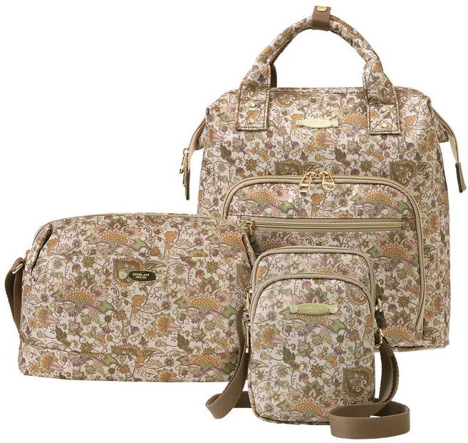 [1+1+1/ 3종세트] 에버라스트 여성 초경량 나일론 가방 4색 LISA87 엄마 선물 여행용 데일리