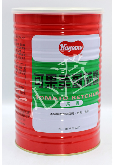 【沁澄】5016 可果美番茄醬 4500g 早餐食材‧百搭必選‧美味批發零售, 1個