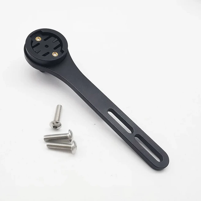 자전거속도계 Wahoo Bryton용 자전거 컴퓨터 마운트 조정 가능한 스톱워치 속도계 홀더 핸들 바 확장 마운트 브래킷, 02 for Garmin, 1개