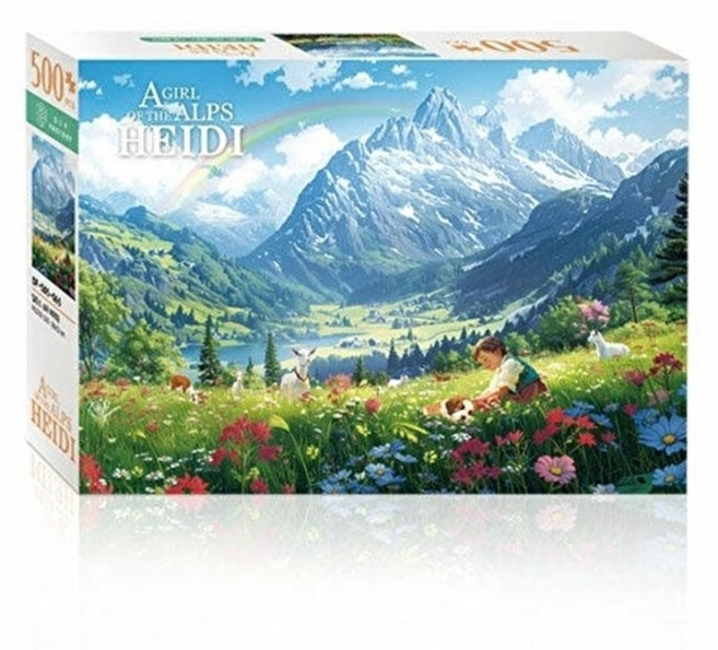 웅진북센 세계 명작 직소퍼즐 500PCS 알프스 소녀 하이디 (DF-S05-065), 토이앤퍼즐, 대인커머스 편집부 엮음, 없음