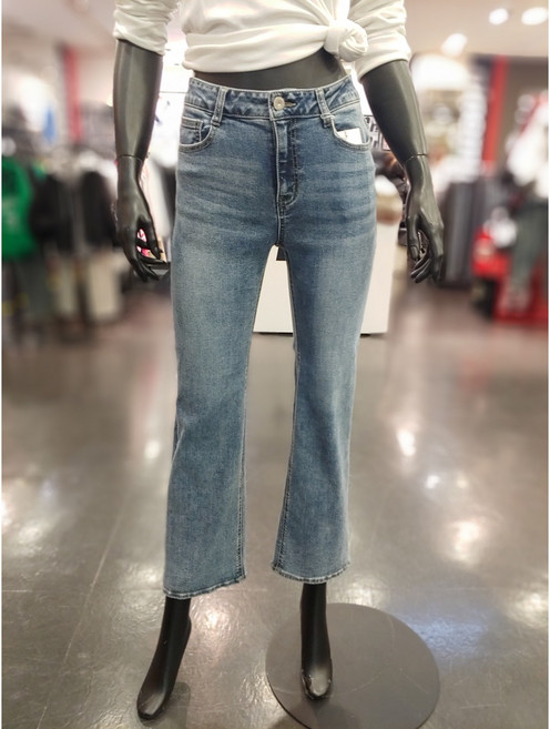 닉스 사계절 여자 착용감 좋은 세가지 컬러 스판 부츠컷 청바지CDF521