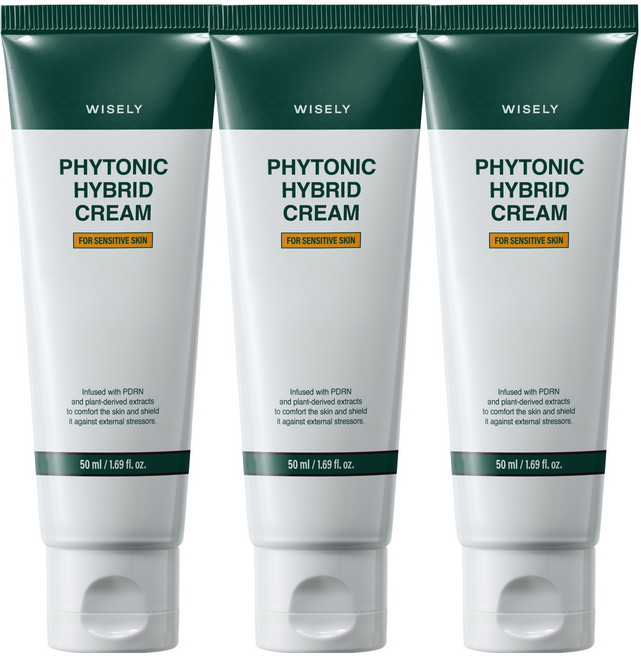 와이즐리 자연유래 피부보호 솔루션 파이토닉 민낯 크림, 3개, 50ml