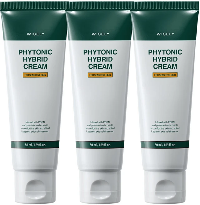 와이즐리 자연유래 피부보호 솔루션 파이토닉 민낯 크림, 3개, 50ml - 쿠팡