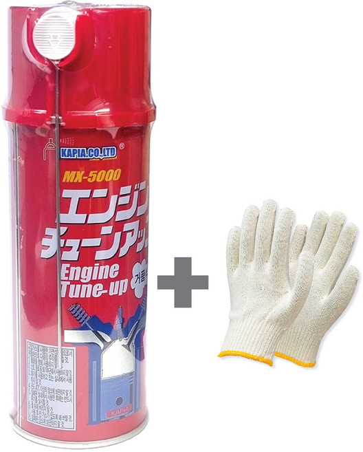 믿을수있는 카피아 거품식 카브레다 크리너(MX-5000) 낱개 + 면장갑35g 1켤레, 1개, 390ml