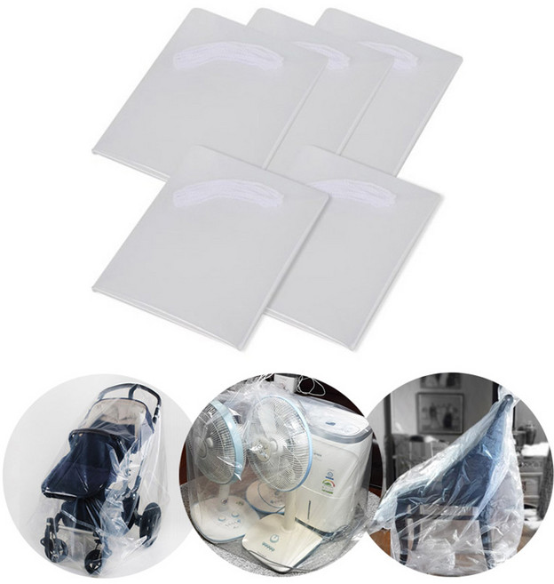 대형 끈 비닐봉투, 5개