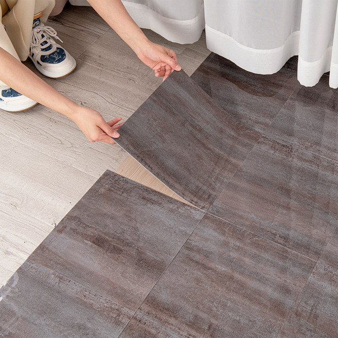 시스슈 접착식 정사각 데코타일 DIY 셀프 인테리어 HB-Y07, 24개, HB-Y0701