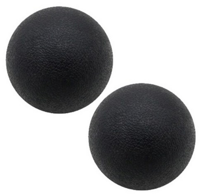 이츠라이프 A타입 베이직 라크로스 마사지볼, 블랙, 2개