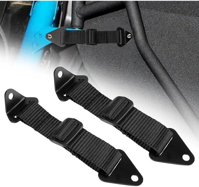 블랙 리미트 스트랩 고정조절 길이 도어 리미터, 색상: 2. B, 1개