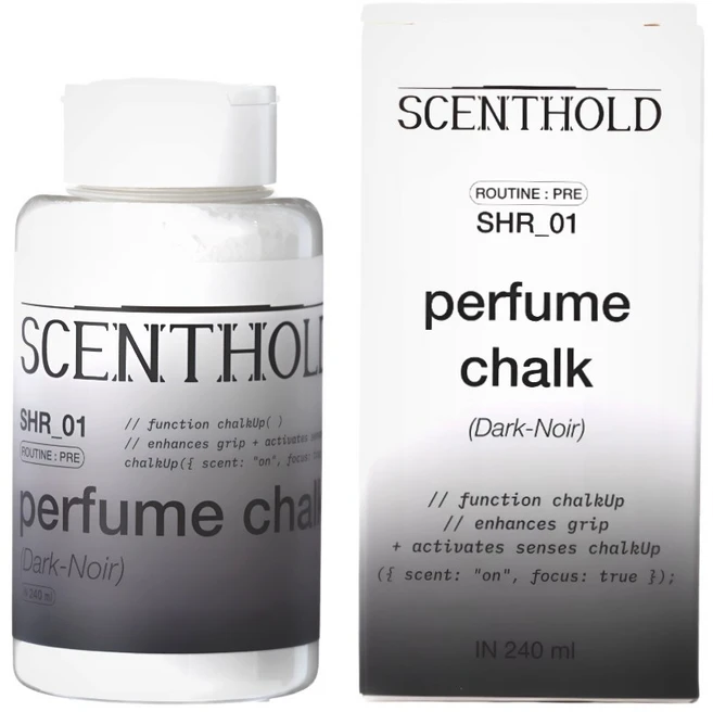 퍼퓸초크 그립파우더 향기나는 초크가루 라켓스포츠용 다크 누아르향, 1개, 150ml - 쿠팡