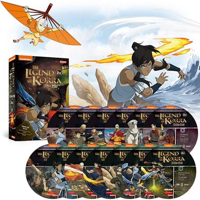 DVD 코라의 전설 2집 13종세트 (THE LEGEND OF KORRA), DVD 코라의 전설 2집 13종세트 (THE LEG.., 스크린에듀케이션 편집부(저), 스크린에듀케이션