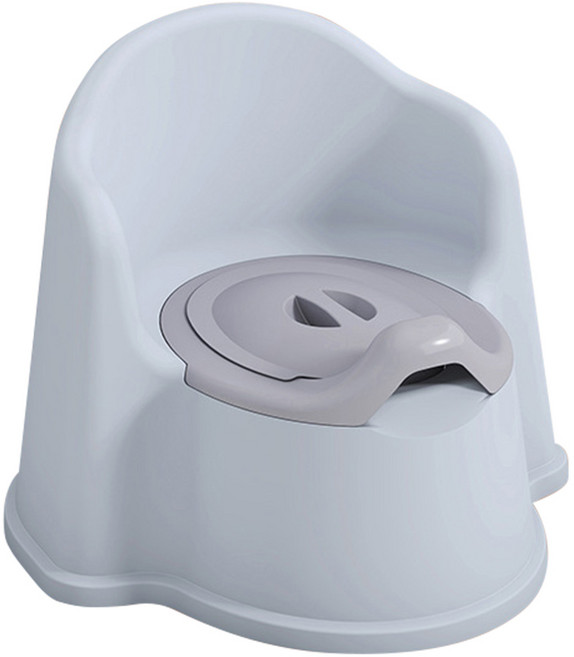 PUCH 兒童便攜靠背小馬桶, 便攜靠背小馬桶-藍色