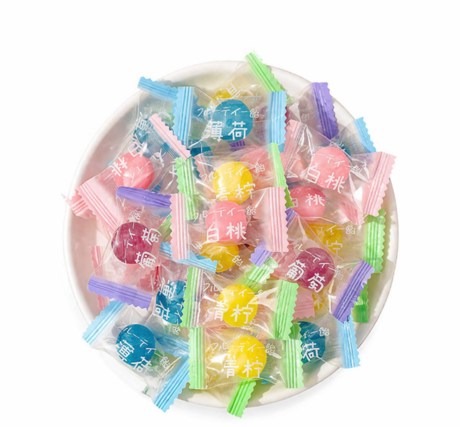 과일 캔디 혼합 개별포장 상큼 과일 사탕 복숭아맛 민트맛 라임맛 포도맛 혼합팩 228g 88개입 500g 200개입, 1개