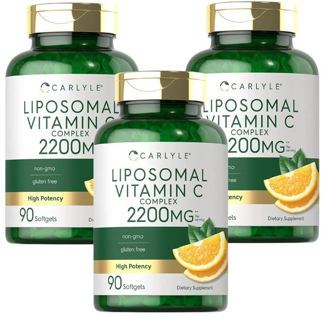 칼라일 리포조말 리포좀 리포솜 비타민C 2200mg 90정 2개, 3개
