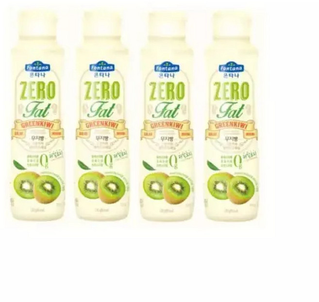 폰타나 그린키위 샐러드 저칼로리 드레싱 230g X4개, 4개