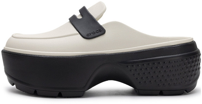 크록스 여성 스톰프 로퍼 샌들 209937-1HR