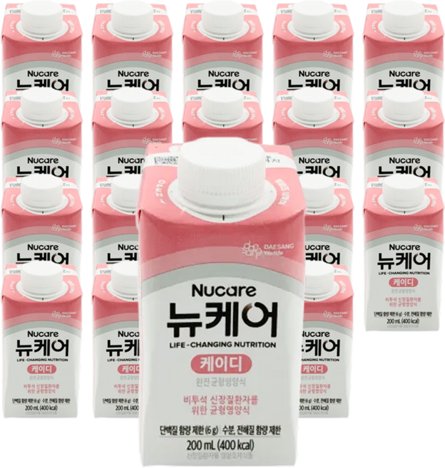 뉴케어 케이디 비투석 신장질환자 영양식, 20개, 200ml