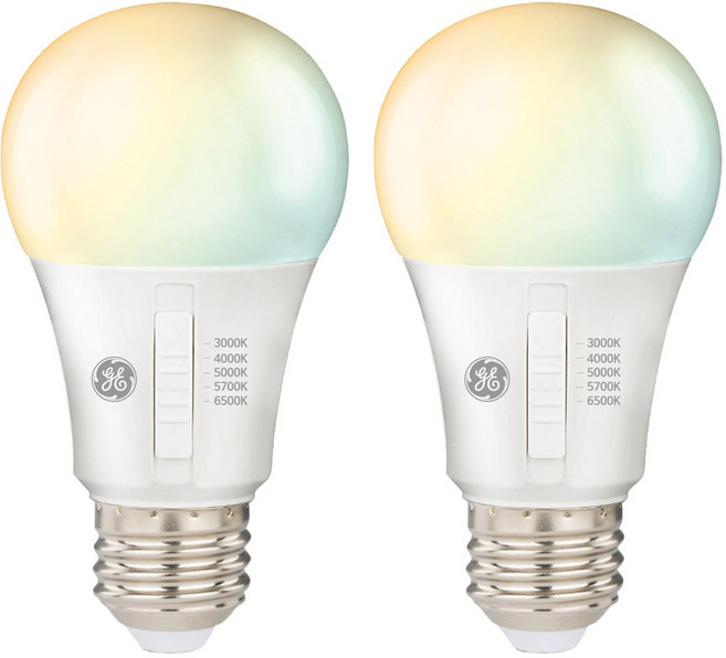 GE루미트론 HD LED 5색 스위치 전구 4W E26 CRI90 X 2개입, 1세트, 기타색