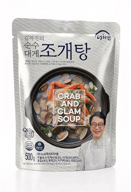 더하진 김하진의 순수대게 조개탕, 10개, 500g