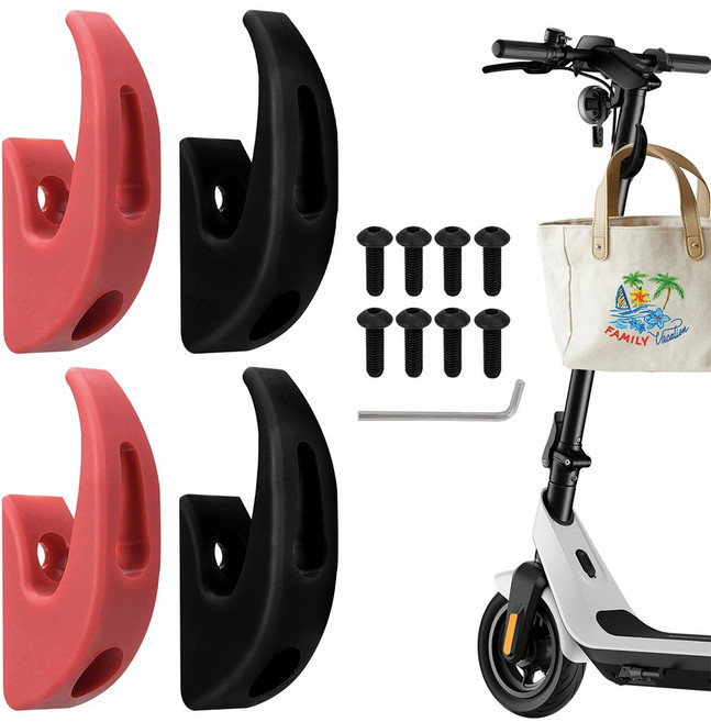 전기 스쿠터 후크 스쿠터 후크 전면 후크 다기능 후크 전기 스쿠터 액세서리 보관 가방 후크 스쿠터 운반 후크 접이식 후크 내구성있는 스쿠터 후크 운반 후크, 샤오미 싱글 훅, 1세트