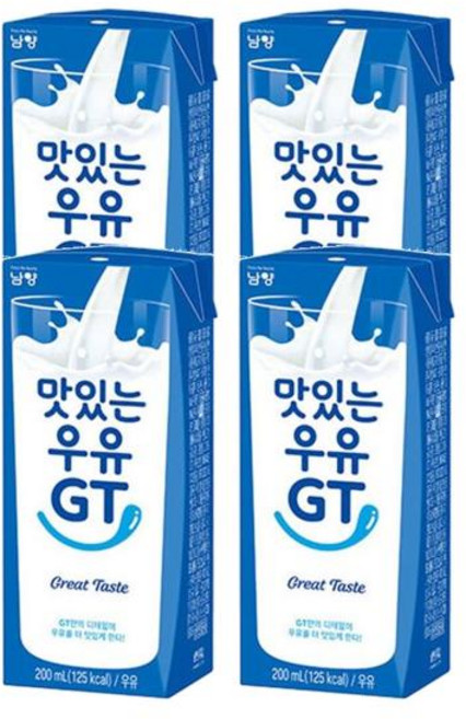 남양 맛있는우유 GT 멸균우유 화이트 200ml 24개