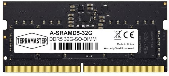 TERRAMASTER 32GB DDR5 RAM SO-DIMM 4800Mhz for F8 SSD SSD Plus F2-424 F4-424 F4-424 Pro Max F6-