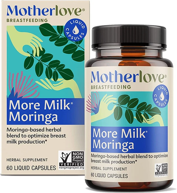 Motherlove More Milk Moringa 마더러브 모어 밀크 모링가 60캡슐, 60정, 1개 - 쿠팡