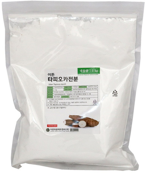 이든 타피오카전분, 1kg, 1개