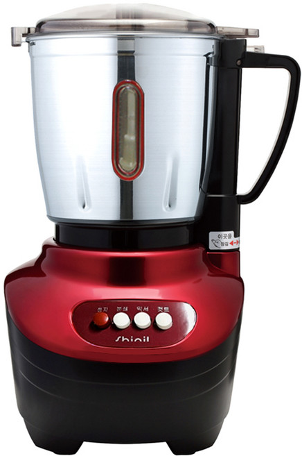 신일 국산 스텐 대용량 믹서기 4리터 대형 믹서 분쇄 다지기 쥬스 업소용 식당