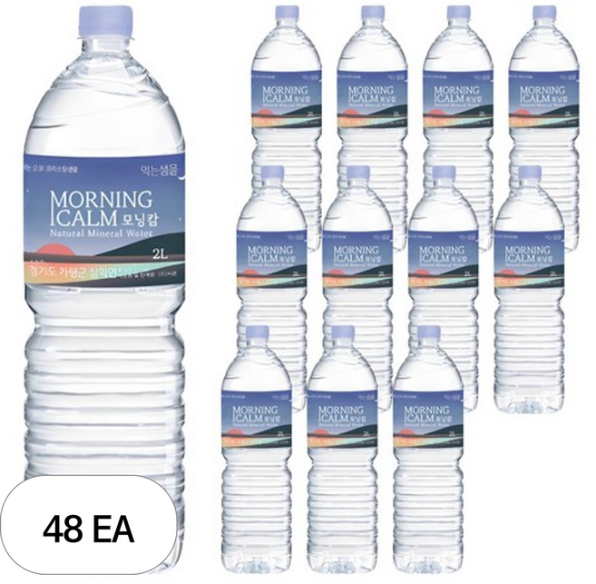 모닝캄 생수, 2L, 48개