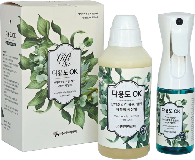 제이라로비 다용도OK 500ml (에어라파분무기 무료증정) - 친환경 산야초발효 탈취 다목적 세정제, 1개